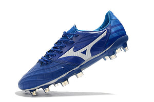 CHUTEIRA MIZUNO REBULA V3 FG AZUL/BRANCO