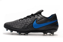 Carregar imagem no visualizador da galeria, CHUTEIRA NIKE TIEMPO LEGEND 8 ELITE FG &quot;NEW LIGHTS&quot; PRETO/AZUL
