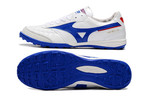 Chuteira MIZUNO Morelia Sala Society Branco Azul