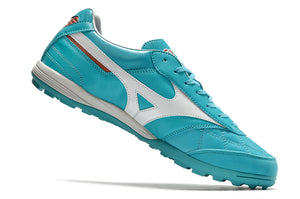 Chuteira MIZUNO Morelia Sala Society Azul/Branco