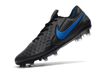 Carregar imagem no visualizador da galeria, CHUTEIRA NIKE TIEMPO LEGEND 8 ELITE FG &quot;NEW LIGHTS&quot; PRETO/AZUL
