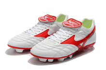 Carregar imagem no visualizador da galeria, CHUTEIRA MIZUNO WAVE CUP LEGEND FG BRANCO/VERMELHO
