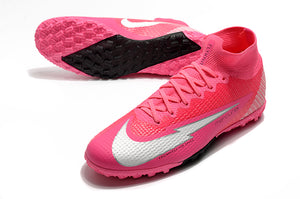 CHUTEIRA SOCIETY NIKE MERCURIAL SUPERFLY 7 TF ELITE - MBAPPE ROSA