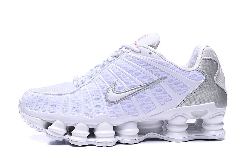 Nike Shox TL Branco e Prata