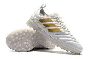 CHUTEIRA ADIDAS COPA 19.1 ELITE TF DOURADO/BRANCO