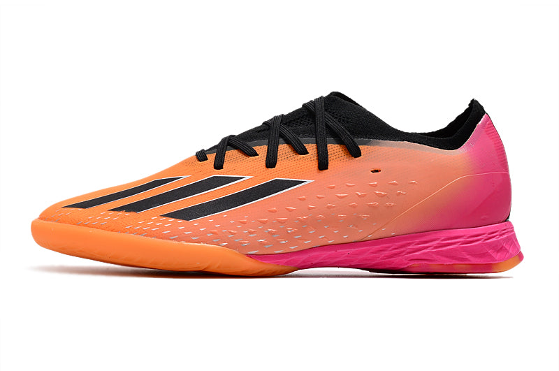 Chuteira ADIDAS X Speedportal.1 Futsal Rosa Laranja