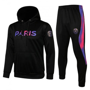 Agasalho PSG x Jordan 2021 Canguru Paris Preto Rosa