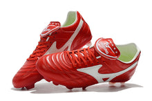 Carregar imagem no visualizador da galeria, CHUTEIRA MIZUNO WAVE CUP LEGEND FG BRANCO/VERMELHO
