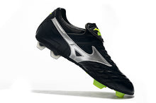 Carregar imagem no visualizador da galeria, CHUTEIRA MIZUNO WAVE CUP LEGEND FG PRETO/CINZA
