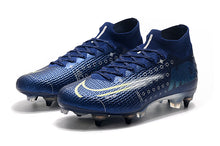 Carregar imagem no visualizador da galeria, CHUTEIRA NIKE MERCURIAL SUPERFLY 7 ELITE SG &quot;DREAM SPEED&quot; AZUL/BRANCO
