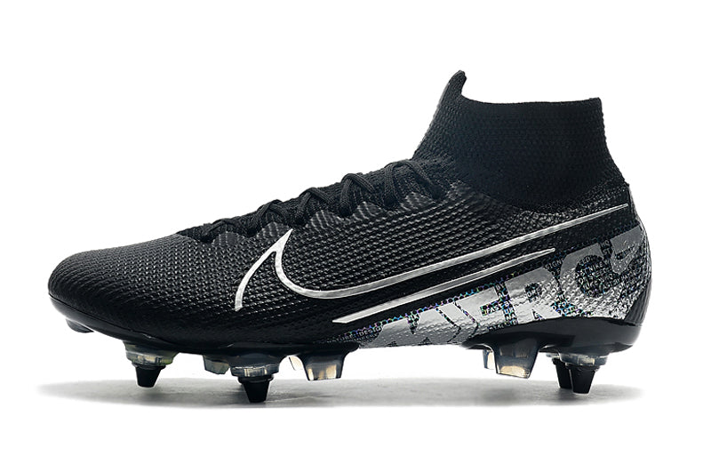 CHUTEIRA NIKE MERCURIAL SUPERFLY 7 ELITE SG PRETO/CINZA