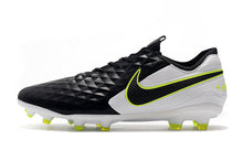 Carregar imagem no visualizador da galeria, CHUTEIRA NIKE TIEMPO LEGEND 8 ELITE FG PRETO/BRANCO/VERDE
