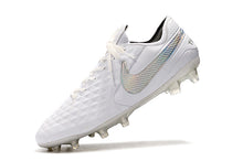 Carregar imagem no visualizador da galeria, CHUTEIRA NIKE TIEMPO LEGEND 8 ELITE FG PRATA/BRANCO
