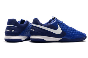 CHUTEIRA NIKE TIEMPO LEGEND 8 IC AZUL/BRANCO