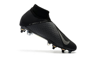 CHUTEIRA NIKE PHANTOM VISION ELITE DYNAMIC FIT SG PRETA LOGO PRATA