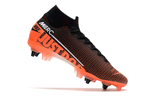 CHUTEIRA NIKE MERCURIAL SUPERFLY 7 ELITE SG PRETO/LARANJA