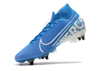 Carregar imagem no visualizador da galeria, CHUTEIRA NIKE MERCURIAL SUPERFLY 7 ELITE SG &quot;NEW LIGHTS&quot; AZUL/BRANCO
