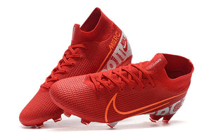 CHUTEIRA NIKE MERCURIAL SUPERFLY 7 FG ELITE VERMELHO/BRANCO