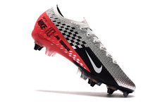 Carregar imagem no visualizador da galeria, CHUTEIRA NIKE MERCURIAL VAPOR 13 ELITE SG &quot;NEYMAR&quot; VERMELHO/BRANCO/PRATA/PRETO
