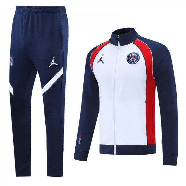 Agasalho PSG x Jordan 2021 Paris Azul Branco Vermelho