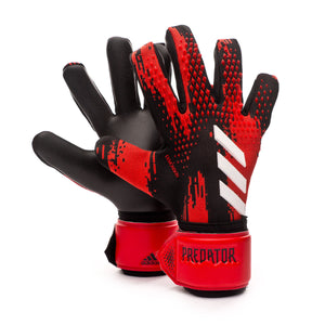 LUVA DE GOLEIRO ADIDAS PREDATOR PRO  RED/LOGO BRANCA