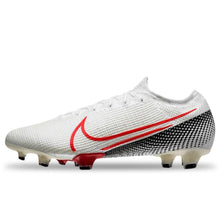 Carregar imagem no visualizador da galeria, CHUTEIRA NIKE MERCURIAL VAPOR 13 FG ELITE BRANCO/PRETO/VERMELHO
