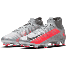 Carregar imagem no visualizador da galeria, CHUTEIRA NIKE MERCURIAL SUPERFLY 7 FG ELITE CINZA/VERMELHO
